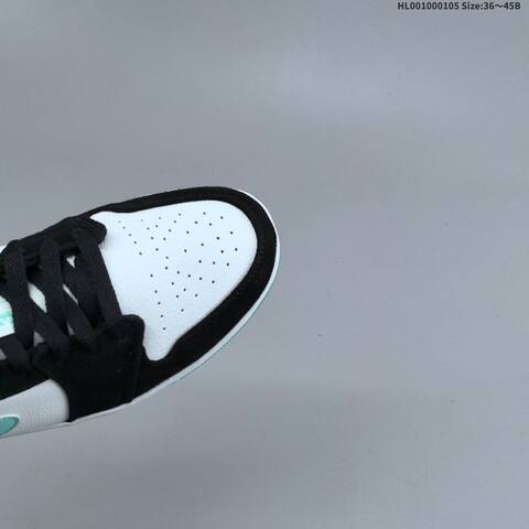 Jordan Air Jordan 1 Low Black White Turquoise EU 36-45 Lifestyle - Unisex (BS-67100)