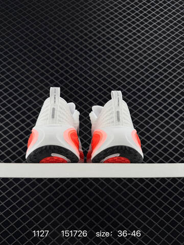 Nike Air Zoom Vomero Plus ReactX HV8150-003 White Grey Neon Coral 36-46 Running - Unisex (BS-73978)