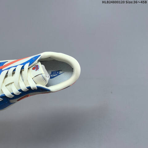 Nike Air Jordan 1 Low Travis Scott x New York Knicks White Blue Orange 36 45 Casual - Unisex BS-66909