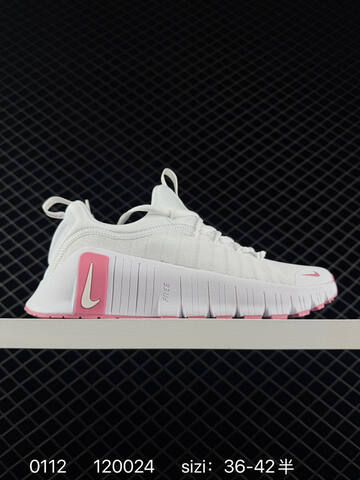 Nike Free Metcon 6 White Pink EU 36-42 5 Training - Unisex (BS-73179)