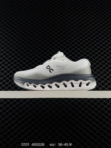 On Cloudsurfer White Grey EU 36-45 Running Shoe Running Sneakers - Unisex (BS-85092)
