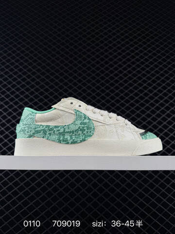 Nike Blazer Low 77 Jumbo White Red Black EU 36-45 Casual - Unisex (BS-73206)