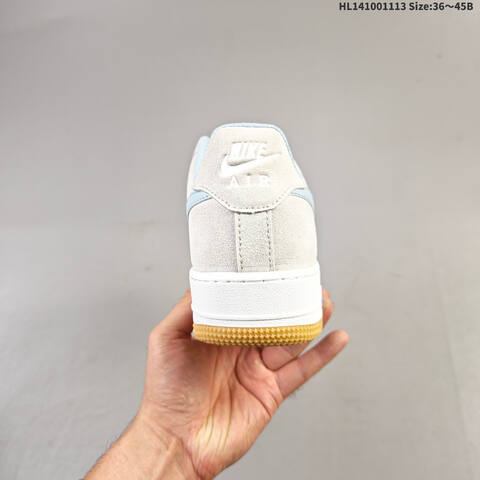 Nike Air Force 1 07 Low Off White Light Blue EU 36 45 Sneaker EU 36-45 - Unisex (BS-63783)