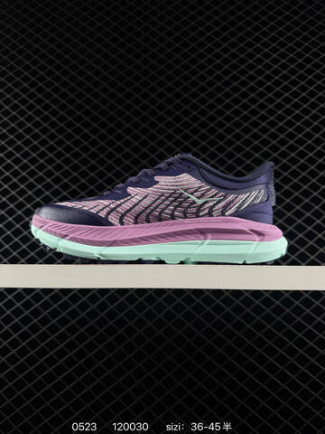 HOKA ONE ONE Speedgoat 4 Wide Navy Purple Mint Green EU 36-45 Trail Shoe Trail Running Sneakers - Unisex (BS-86224)