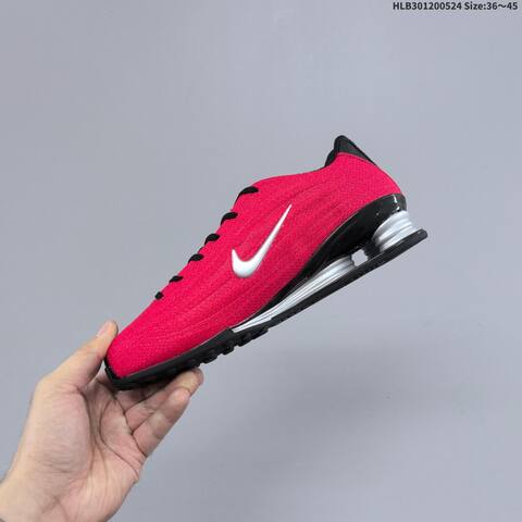 Nike Shox Z IQ7574-671 Black Red Silver White EU 36-45 Running Shoe - Unisex (BS-60144)