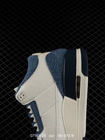 Air Jordan 3 Retro White Navy AIR JORDAN 3 Aj3 Lifestyle (BS-78975)