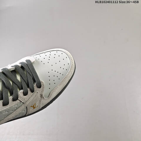 Jordan Air Jordan 1 Low x Travis Scott Light Grey White EU 36-45 Casual - Unisex (BS-63847)