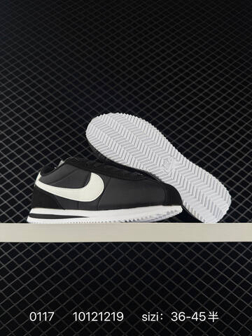 Nike Classic Cortez SE HF0263-001 Black White EU 36-45 5 Casual - Unisex (BS-73101)