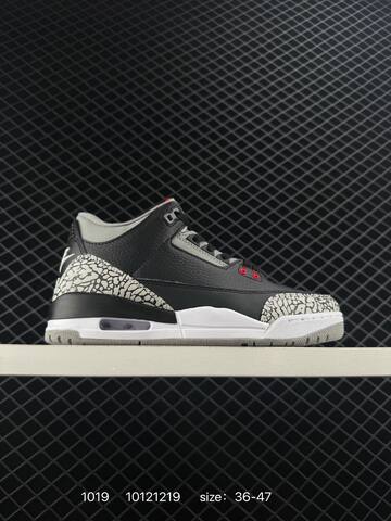 Jordan Air Jordan 3 Retro White Blue Grey Black EU 36-47 Basketball Shoe - Unisex (BS-80478)