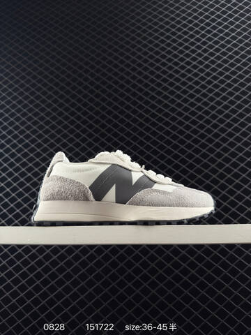 New Balance 327 off white light gray cream dark brown EU 36-45 sneaker