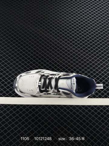 Nike Air Monarch IV White Black Navy Silver EU 36-45 5 Casual - Unisex (BS-74353)