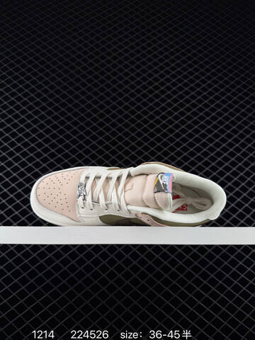 Nike SB Dunk Low Pro Olive Green Cream Pink Brown EU 36-45 Skate - Unisex (BS-73718)