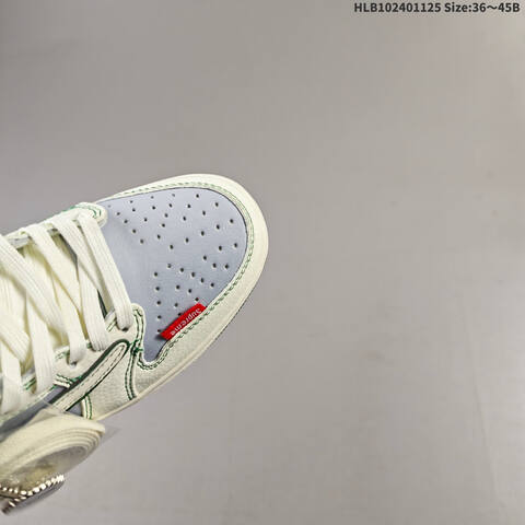 Air Jordan Air Jordan 1 Low x Supreme x Travis Scott x Fragment White Light Blue Green EU 36-45 Lifestyle - Unisex (BS-63100)