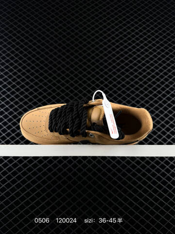 Nike Air Force 1 07 Tan Black EU 36-45 Casual - Unisex (BS-71662)