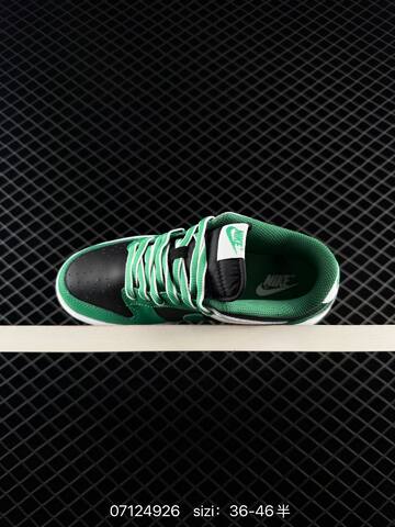 Nike Dunk Low Green Black White EU 36-46 Skate - Unisex (BS-70279)