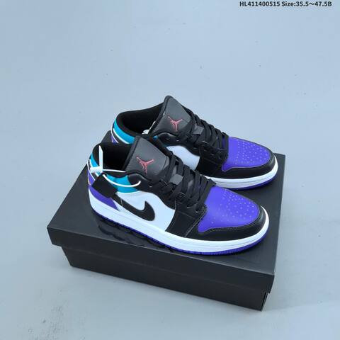 Jordan Air Jordan 1 Low Light British Tan Black Light Blue 35 5 47 5 Lifestyle - Unisex (BS-65962)