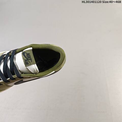 Nike Air Jordan 1 Retro Low OG White Olive Black 40 46 Casual - Men s BS-63427