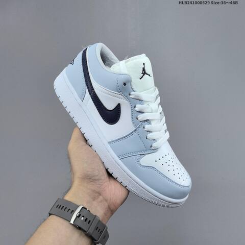 Jordan Air Jordan 1 Low Navy Blue White Light Blue Red 36-46 Lifestyle - Unisex (BS-65851)