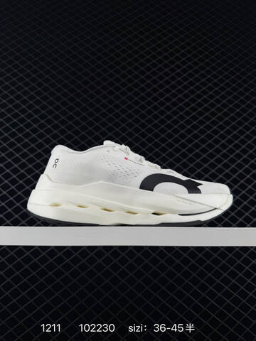 On Cloudboom Max 3 White Black Purple Yellow EU 36-45 Running Shoe Running Sneakers - Unisex (BS-85439)