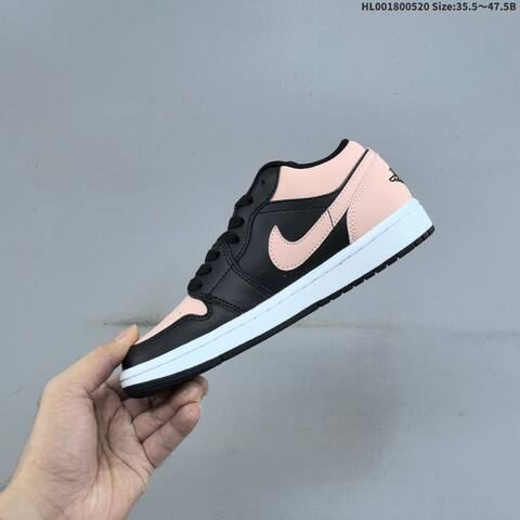Jordan Air Jordan 1 Low Crimson Tint Black White 35 5-47 5 Basketball - Unisex (BS-65917)
