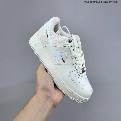 Nike Air Force 1 07 CNY Off White White Red Multicolor EU 36-45 Sneaker - Unisex BS-61291