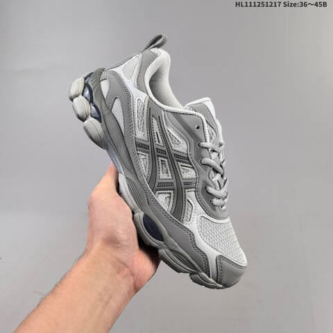 ASICS GEL-NYC RGD Grey Silver EU 36-45 Running Shoe Running Sneakers - Unisex (BS-69144)
