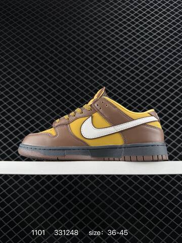 Nike Dunk Low Retro SB Yellow Brown White EU 36-45 Skate - Unisex (BS-74426)