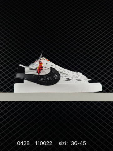 Nike Blazer Low 77 Jumbo DN2158-101 White Black EU 36-45 Lifestyle - Unisex (BS-71797)