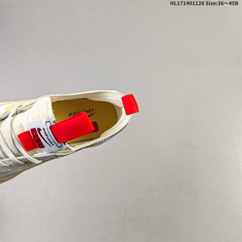 Nike Tom Sachs General Purpose Shoe White Light Grey Pale Yellow Red EU 36-45 Sneaker - Unisex BS-63029
