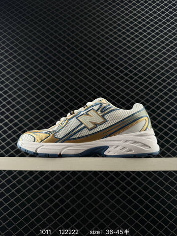 New Balance 740 U740WM2 White Gold Blue EU 36-45 Running Shoe Unisex BS-82737