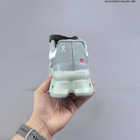 On Cloudmonster Void Mint Light Grey White EU 36-45 Running Shoe Running Sneakers - Unisex (BS-69598)