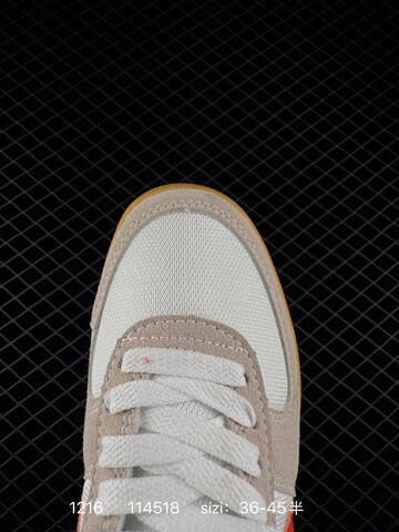 Nike Field General White Gray With Red Swoosh And Gum Sole 36-45 5 Casual - Unisex (BS-73677)