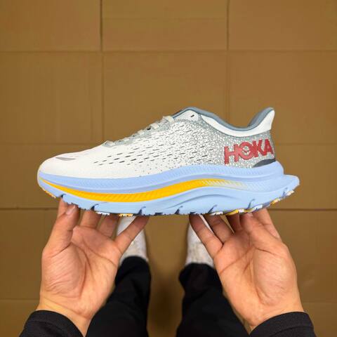 HOKA Kawana White Light Blue Yellow Red Grey Running Shoe Running Sneakers BS-86922