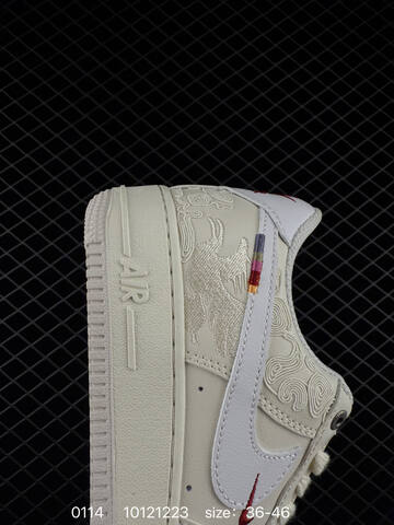 Nike Air Force 1 07 LV8 Sail White With Red Accents EU 36-46 Lifestyle - Unisex (BS-73153)