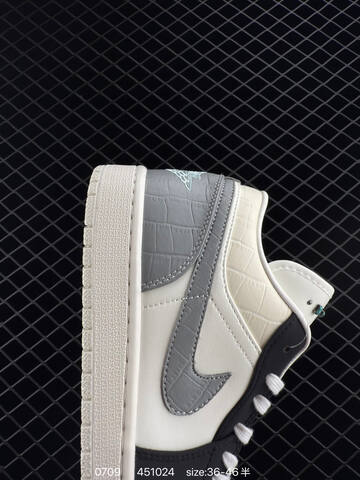 Jordan Air Jordan 1 Low Off White Black Grey Sail EU 36-46 Sneaker - Unisex BS-81085