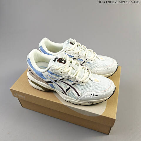 ASICS GEL-1090 Cream White Red Blue Brown EU 36-45 Running Shoe Running Sneakers Unisex BS-69211