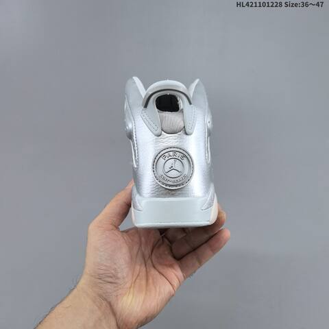 Jordan Air Jordan 6 Retro Georgetown Silver White EU 36 47 Basketball - Unisex (BS-67213)