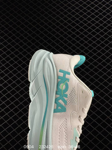 HOKA ONE ONE Clifton 10 White Mint Green EU 36-46 Running Shoe Running Sneakers - Unisex (BS-86461)