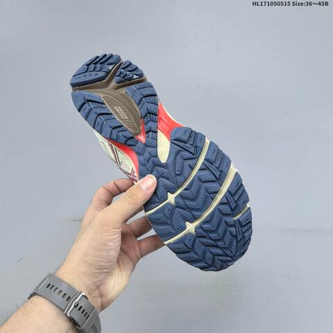 ASICS GEL-KAHANA 8 Light Beige Red Blue EU 36-45 Trail Shoe Trail Running Sneakers - Unisex (BS-68834)