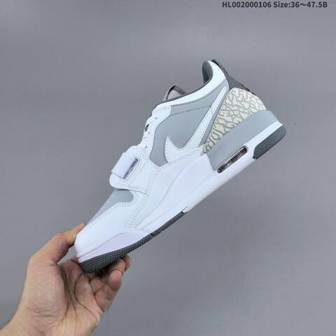 Jordan Legacy 312 Low White Grey EU 36-47 5 Basketball - Unisex (BS-67084)