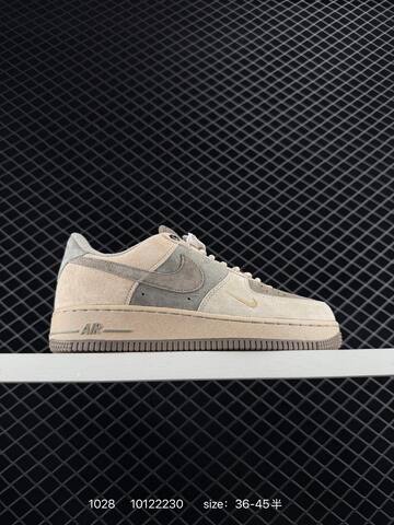Nike Air Force 1 Low Beige Gray EU 36-45 5 Lifestyle - Unisex (BS-74503)