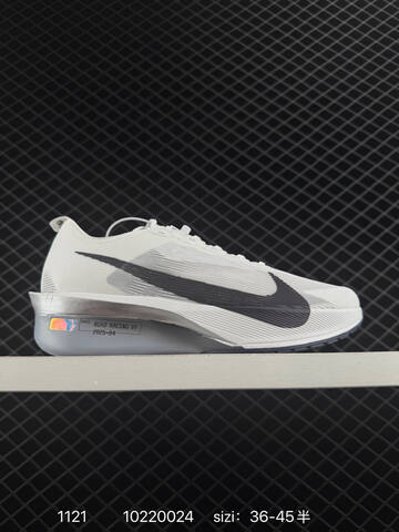Nike ZoomX Vaporfly Next 4 Light Trails White-black With Multicolor And Orange Accents EU 36-45 5 Running - Unisex (BS-74091)
