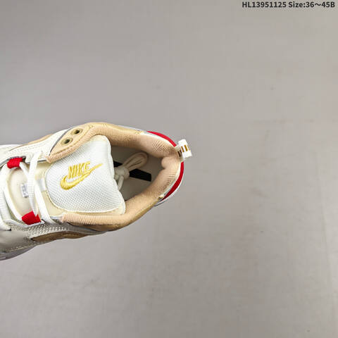 Nike M2K Tekno White Beige Gold Red EU 36-45 Sneaker - Unisex BS-63090