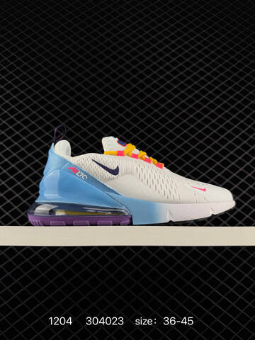 Nike Air Max 270 React White Blue Pink Red Black Multicolor EU 36-45 Running - Unisex (BS-73843)