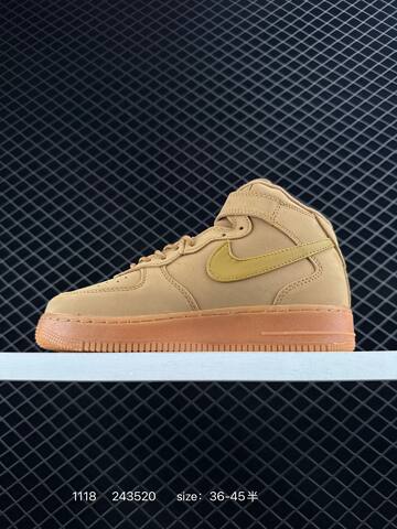 Nike Air Force 1 Mid Wheat Gum EU 36-45 5 Casual - Unisex (BS-74147)