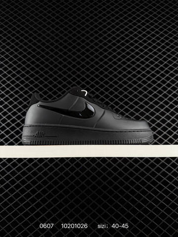 Nike Air Force 1 07 LV8 Black Silver White Orange 40-45 Lifestyle - Men's (BS-70928)