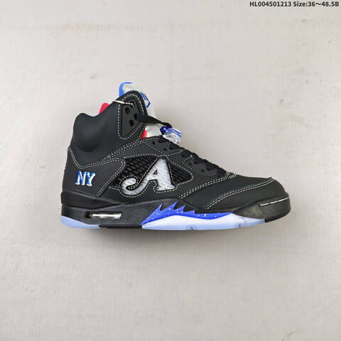 Awake NY x Air Jordan 5 Retro Racer Blue AIR JORDAN 5 Aj5 5 Awak Lifestyle (BS-67457)