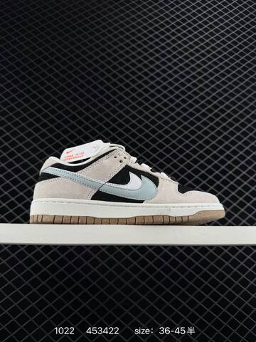 Nike SB Dunk Low SE 85 Beige Suede With Mismatched Swooshes In Blue Red Orange Purple And White EU 36-45 Skate - Unisex (BS-82692)
