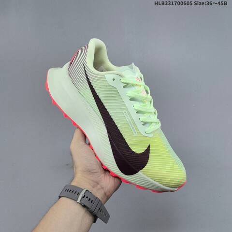 Nike ACG Ultrafly Trail Volt Neon Green Burgundy Hot Pink Off White EU 36-45 Trail Shoe - Unisex BS-59974