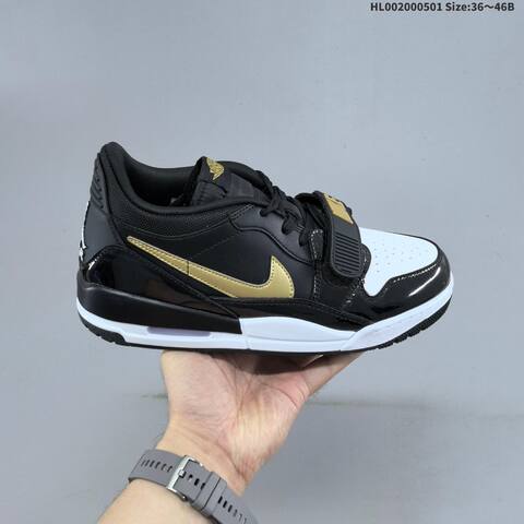 Jordan Air Jordan Legacy 312 Low Black White Gold EU 36-46 Lifestyle - Unisex (BS-66063)
